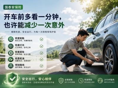 开车前多看一分钟，也许能减少一次意外