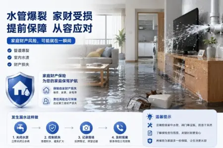 出门一天，家里“水漫金山”：水管爆裂造成的损失谁来承担？