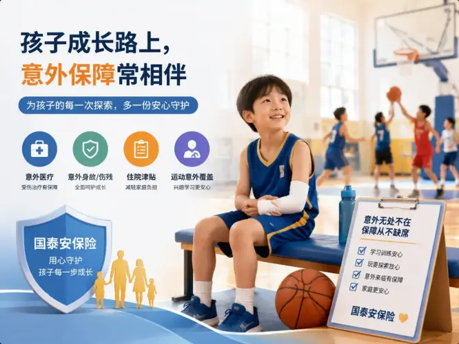 孩子磕碰摔伤能赔吗？意外险保的"意外"和你想的不一样