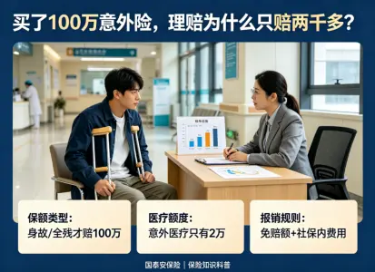 意外险两三百块买100万保额，但你确定买对了吗？把这三个细节抠清楚